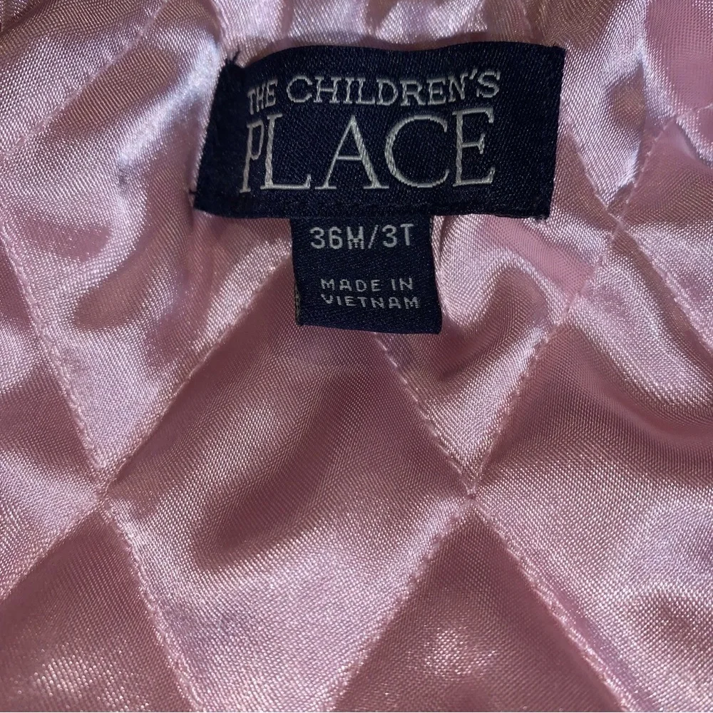 The Children’s Place Toddler Girls Easter Coat 36mos 3T Pink fancy dress up